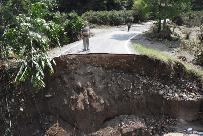 Ordu İkizce'de bazı evler tahliye edildi